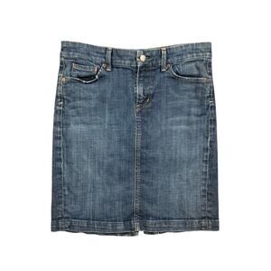 Citizens Of Humanity Skirt Womens 29 Novak Stretch Denim 358 Pencil Zip Fly Jean